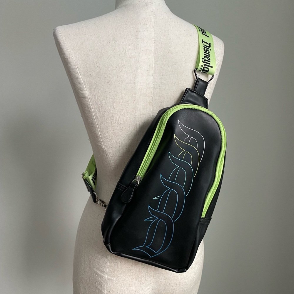 Disney Black and Green crossbody Bag